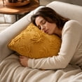 thumbnail image 7 of ShaoXinWan Fall Maple Leaf Throw Pillow Cover, Embossed Cushion Case with Beautifully Detailed Autumn Texture Accent, Fall Decor for Sofa Living Room, 7 of 7