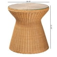 thumbnail image 6 of bali & pari Nina Boho End Table, Round, Natural, 6 of 6