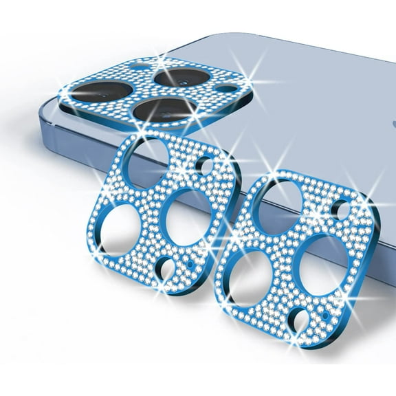 [2 Pack] Bling Camera Lens Protector for iPhone 13 Pro 6'1\