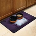 thumbnail image 3 of Halloween Pumpkin Pet Food Mat Absorbent No-Slip 17x30 Inch Pet Food Mat Evil Pumpkin Ghost Cat Mat for Food EcoFriendly Durable Pet Placemat, 3 of 7