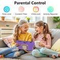 thumbnail image 4 of Easyonlife Kids Tablet 10 Inch 64GB Android 14 Tablet for Kids Ages 3-12 with WiFi, Google Kids Space Parental Control APP Children Tablets with Case Purple, 4 of 7