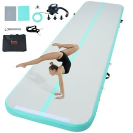 Vevor Gymnastics Air Mat 4 Inch Thickness Inflatable Gymnastics Tumbling Mat Tumble Track With Electric Pump Training Mats