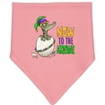 thumbnail image 2 of Inktastic New to the Krewe Mardi Gras Baby Alligator Baby Bandana Bib, 2 of 4