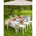 thumbnail image 3 of Fall Maple Leaf Outdoor Tablecloth - 60x60 Inch Square Dining Table Cover, Thanksgiving Autumn Botanical Waterproof Outdoor Table Cloth with Umbrella Hole & Zipper for Picnic/Patio/Party, 3 of 5