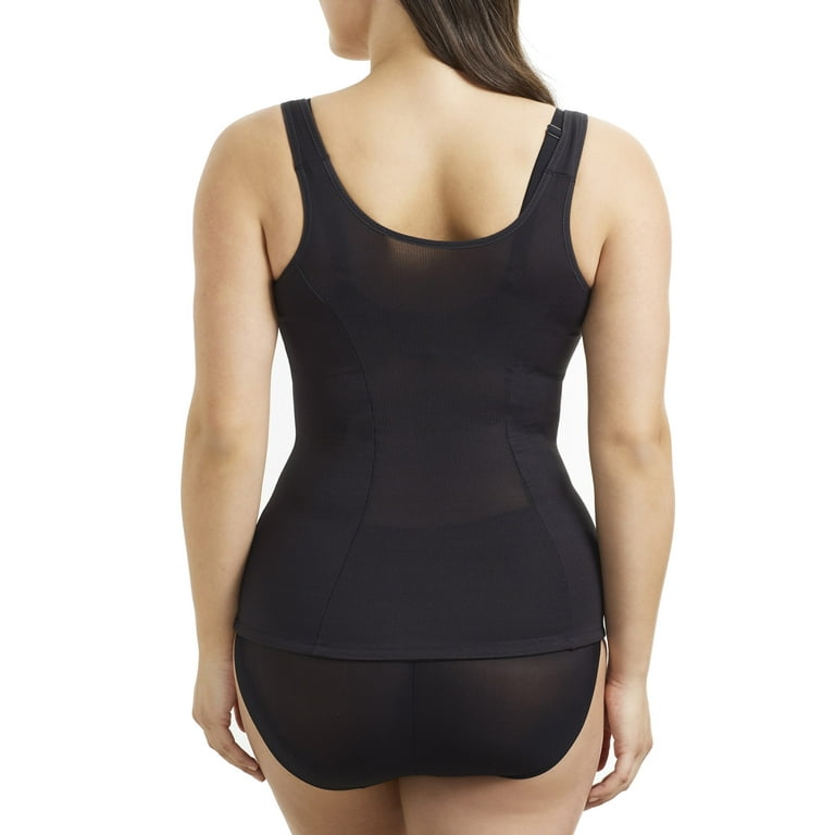 Cupid Women's Extra Firm Control Open-Bust Shaping Torsette Camisole  Shapewear