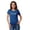 Blue, variant on Crew Neck Mama Graphic Tshirt Short Sleeve Women Cotton Tee Casual