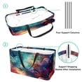 thumbnail image 4 of Galactic Space Premium Oxford Cloth Shopping Bags: Reusable, Foldable, and Spacious - Ideal Laundry Basket, Picnic Basket, and Laundry Bag, 4 of 7