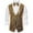 Gold, variant on Men's Sequin Suit Vest with Matching Bow Tie, Slim Fit V-Neck Waistcoat for Party, Wedding, Stage Performance, 6 Colors, Sizes S-XXL