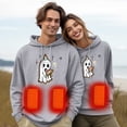 thumbnail image 1 of Sudadera con capucha de manga larga, informal, para exteriores y chaquetas, unisex, con calefacción, recargable por USB, sudadera térmica, lavable, para hombre y mujer, abrigo para mujer, 1 of 5
