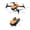 Orang, variant on 4.9 Inch Mini Drone for Kids Crash Proof LED Lights One Key Take Off Landing Flips RC Remote Control Small Drones Toys for Beginners Boys and Girls Adults Nano Quadcopter