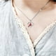 thumbnail image 5 of Corazón colgante collar aleación mujer cuello cuello madre romántico gargantilla joyería adolescentes boda cumpleaños regalos decoraciones tipo 3 Inevent AP004895-03, 5 of 7