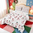 thumbnail image 2 of Manfei Western Xmas Festive Queen Comforter Set,Cartoon Christmas Tree Comforter Sets Queen,Xmas Reversible,3 Pieces,1 Comforter and 2 Pillowcases, 2 of 7