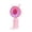 Pink, variant on Mini USB Rechargeable Handheld Fan - Portable Outdoor Fan with 3 Speeds, Quiet Operation, and Large Capacity Battery - Lightweight Plastic Design for Students and Summer Cooling Solutions