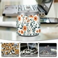 thumbnail image 6 of Yayeee Ashtray with Lid for Cigarette Smokeless Stainless Steel Home Ash Holder, Flowers Pattern, 6 of 7