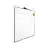 U Brands Magnetic Dry Erase Calendar Board 20 x 16 inches Silver Aluminum Frame 361U00-01