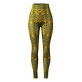 thumbnail image 1 of Gibobby Pantalon yoga mujer Pantalones de yoga casuales estampados para mujer Pantalones de cintura alta delgados y sexy Pantalones deportivos elást(Dolado,M), 1 of 5