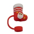 thumbnail image 3 of Blarkrus 10mm Christmas Straw Cover Sile Straw Topper For Cber Cup Best, 3 of 9