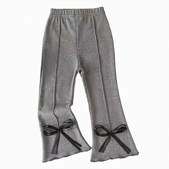 9-10 Years Child Kid Girls Cargo Pants Elastic Waist with Pockets Lounge Joggers Trousers for Girl
