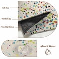 thumbnail image 6 of Area Rug for Living Room, Beige Birthday Non-Slip Indoor Large Carpet for Bedroom/Dining Room, Colorful Confetti Ribbons Polka Dots Classroom Washable Low-Profile Floor Mat Runner Rugs - 2.7 x 5 Ft, 6 of 7
