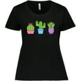 thumbnail image 3 of Inktastic Cactus and Plants Women's Plus Size T-Shirt, 3 of 5