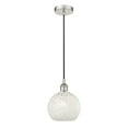 thumbnail image 4 of Innovations Lighting - White Mouchette - 1 Light Cord Hung Mini Pendant In, 4 of 7
