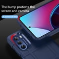 thumbnail image 6 of Slim Fit Phone Case for Motorola G Stylus 5G 2022, Rugged Shield Durable Case with Military Grade Shockproof and Screen Camera Lens Protection Cover for Moto G Stylus 5G 2022, HD Blue, 6 of 16