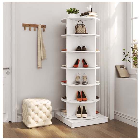 360 Rotating shoe cabinet 6 layers