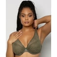 thumbnail image 5 of Curvy Couture Womens Sheer Mesh T-Shirt Bra Style-1310, 5 of 7