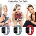 thumbnail image 5 of Paquete de 5 bandas compatibles con Apple Watch Band 38 mm, 40 mm, 41 mm, 42 mm, 44 mm, 45 mm, compatibles con Iwatch Series 7 6 5 4 3 2 1 Se Mujeres Hombres Pinksand/stone/la, 5 of 5