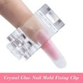 thumbnail image 4 of 1 Uds Clip de punta de uñas de cristal extensión de dedo pegamento de cristal Clip de fija Abanopi Clip de punta de uñas, 4 of 6