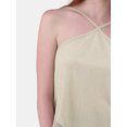 thumbnail image 4 of No Boundaries Criss Cross Halter Tank, Women's and Women’s Plus, 4 of 5