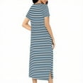 thumbnail image 3 of Bnwani Womens Nightgowns Knit Homewear Comfortable Pockets Yellow Size S-XXL, 3 of 7