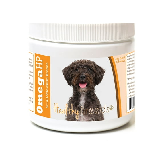 Healthy Breeds Schnoodle Omega HP Fatty Acid Skin and Coat Support Soft Chews
