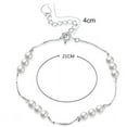 thumbnail image 4 of Ayyufe SILVERHOO Women Pearl Bracelet Simple 925 Silver Elegant Ladies Delicate Pearl Bracelet for Gifts, 4 of 9
