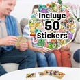 thumbnail image 2 of 55 Cartas Doradas Impermeables y 50 Stickers Pegatinas Coleccionables Anime Japonés, 2 of 8