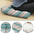 thumbnail image 2 of Square Meditation Pillow 22 Inch, Dutch Velvet Boho Floor Cushion for Yoga, Reading, and Rest, 2 of 7
