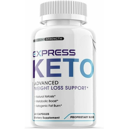 (1 Pack) Express Keto - Supplement for Weight Loss - Energy & Focus Boosting Dietary Supplements for Weight Management & Metabolism - Advanced Fat Burn Raspberry Ketones Pills - 60 Capsules