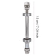 thumbnail image 2 of Rdeghly Bike Accessories, Front Rear Wheel Hub Axle,Durable Metal Bicycle Wheel Hub Axle Front Rear Solid Shaft Lever Bike Repair Tool Accessories, 2 of 7