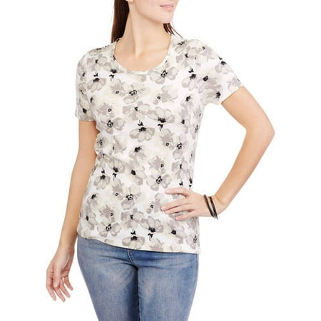White Stag Women's Essential Short-Sleeve Scoopneck T-Shirt - Walmart.com