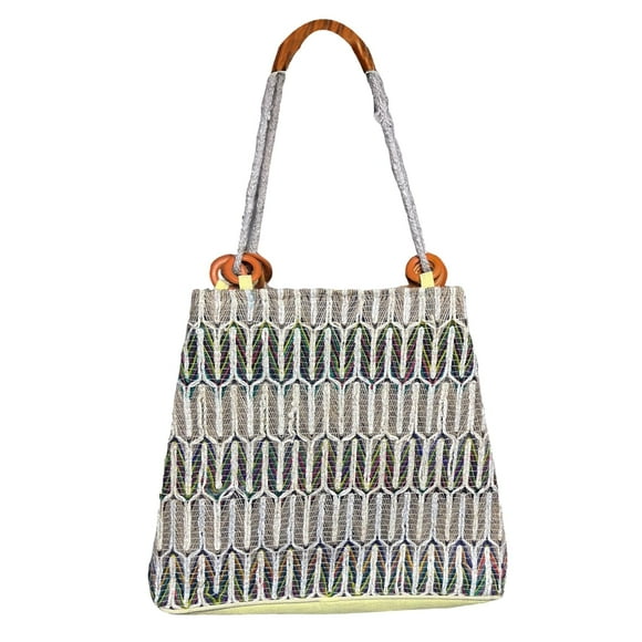 Beautiful Stylish Jute Bag For Women, Stylish Lunch Bag, Stylish Shopping Bag, Stylish Vegetables Bag, Multipurpose Jute Zipper Bag, Jute Tote/Sling Bag