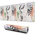 thumbnail image 1 of Work in Style with Our Abstract Art Mouse Pad | Modern Boho Leaves Design | Waterproof and Non-Slip | Perfect Office Laptop Accessory,31.5x11.8 inches, 1 of 7