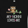 thumbnail image 4 of Inktastic My Nonni Loves Me Grandchild Owl Girls Baby T-Shirt, 4 of 5