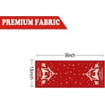 thumbnail image 2 of Jesus Christmas Decorations Table Runner Buffalo Plaid Holy Night Nativity Christ Seasonal Winter Merry Christmas Xmas Kitchen Dining Table Home Decor 13x36 Inch, 2 of 5