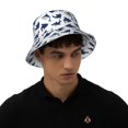 thumbnail image 4 of Balery Cute Shark Sombreros para el sol para hombre y mujer, sombrero de pescador con UPF 50+, 4 of 6