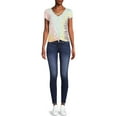 thumbnail image 4 of No Boundaries Juniors' Corset Jeans, 4 of 7