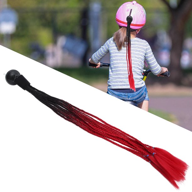 Cola de caballo para casco Jadeshay trenzas de pelo sintético para casco de motocicleta