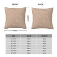 thumbnail image 2 of Yiaed Beige Sparkling Glitter Print Pillow Covers Super Soft Decorative Square Throw Pillow Covers Case Cushion Covers for Sofa Couch Bedroom Car Decor（No pillow core）-12"x12", 2 of 7