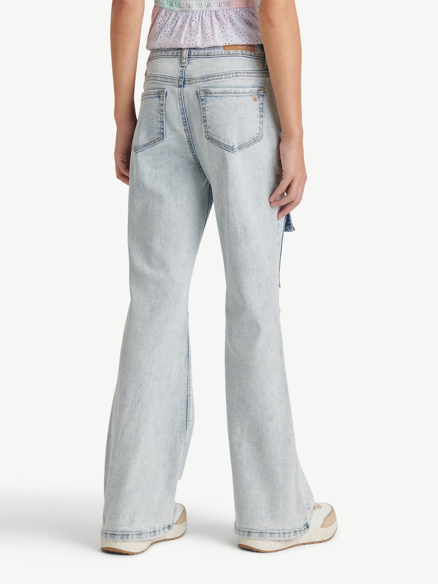 Justice Girls Cargo Flare Jeans, Sizes 6-18