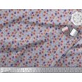 thumbnail image 2 of Soimoi Polyester Crepe Fabric Trophy,Timer Clock & Basketball Sports Printed Craft Fabric by The Yard 52 Inch Wide, 2 of 3