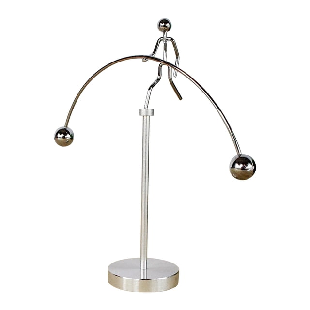 Agiferg Newtons Cradle Steel Balance Bike Fun Physics Science Development Educational Desk Toy Gift